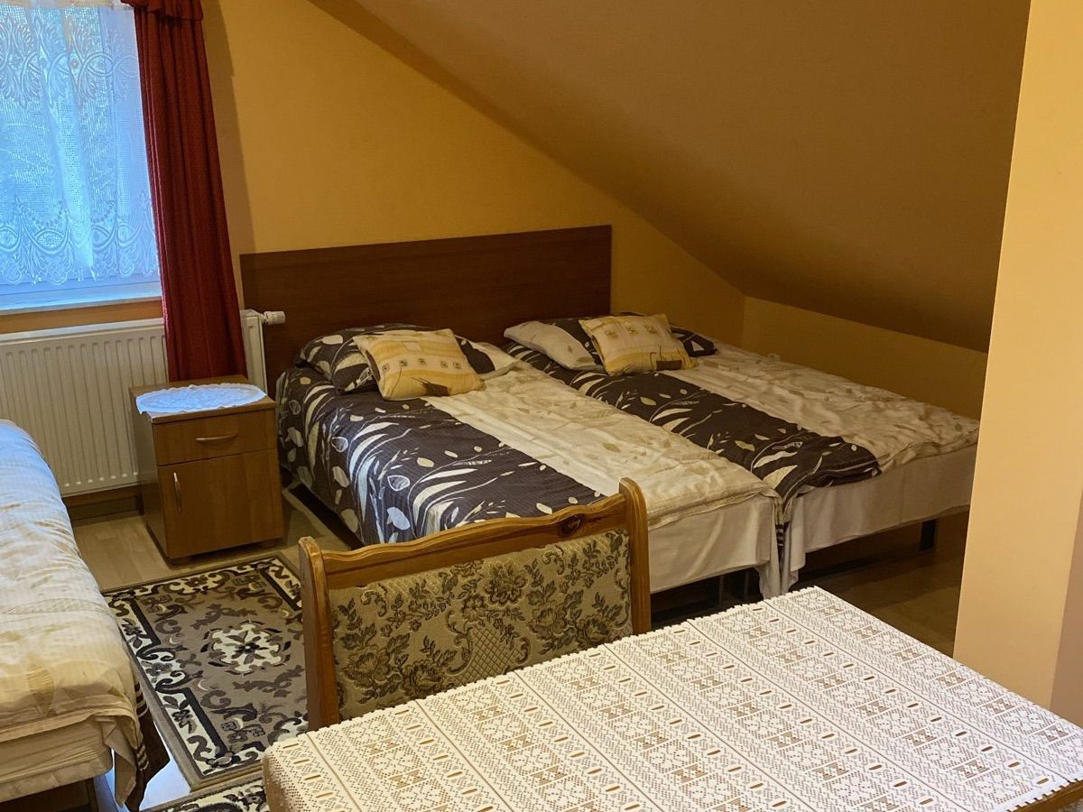 Góralski pokój na poddaszu